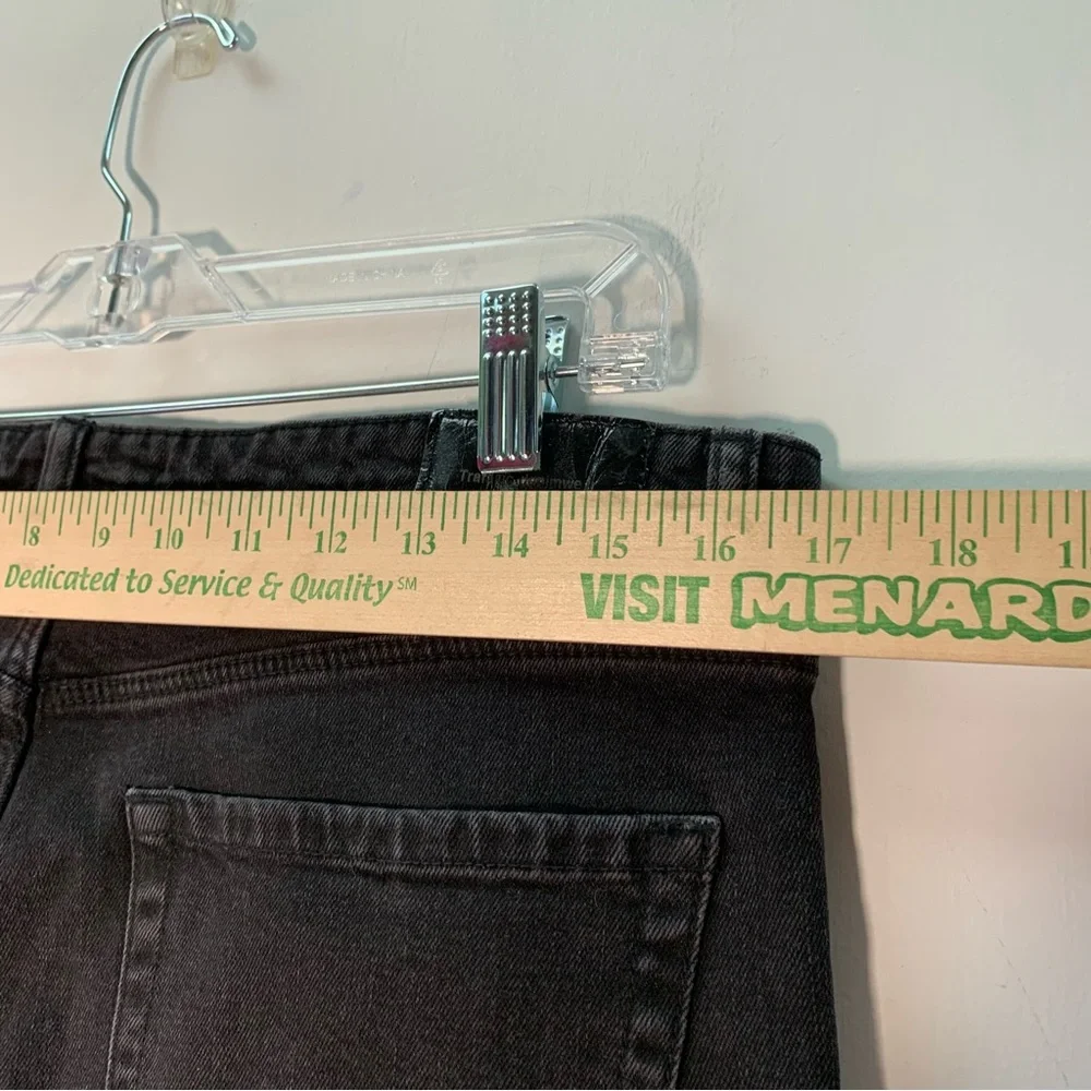 ZARA K BLACK JEANS WITH HEARTS ON THE SIZE SIZE 10 raw hem skinny - Picture 10 of 14